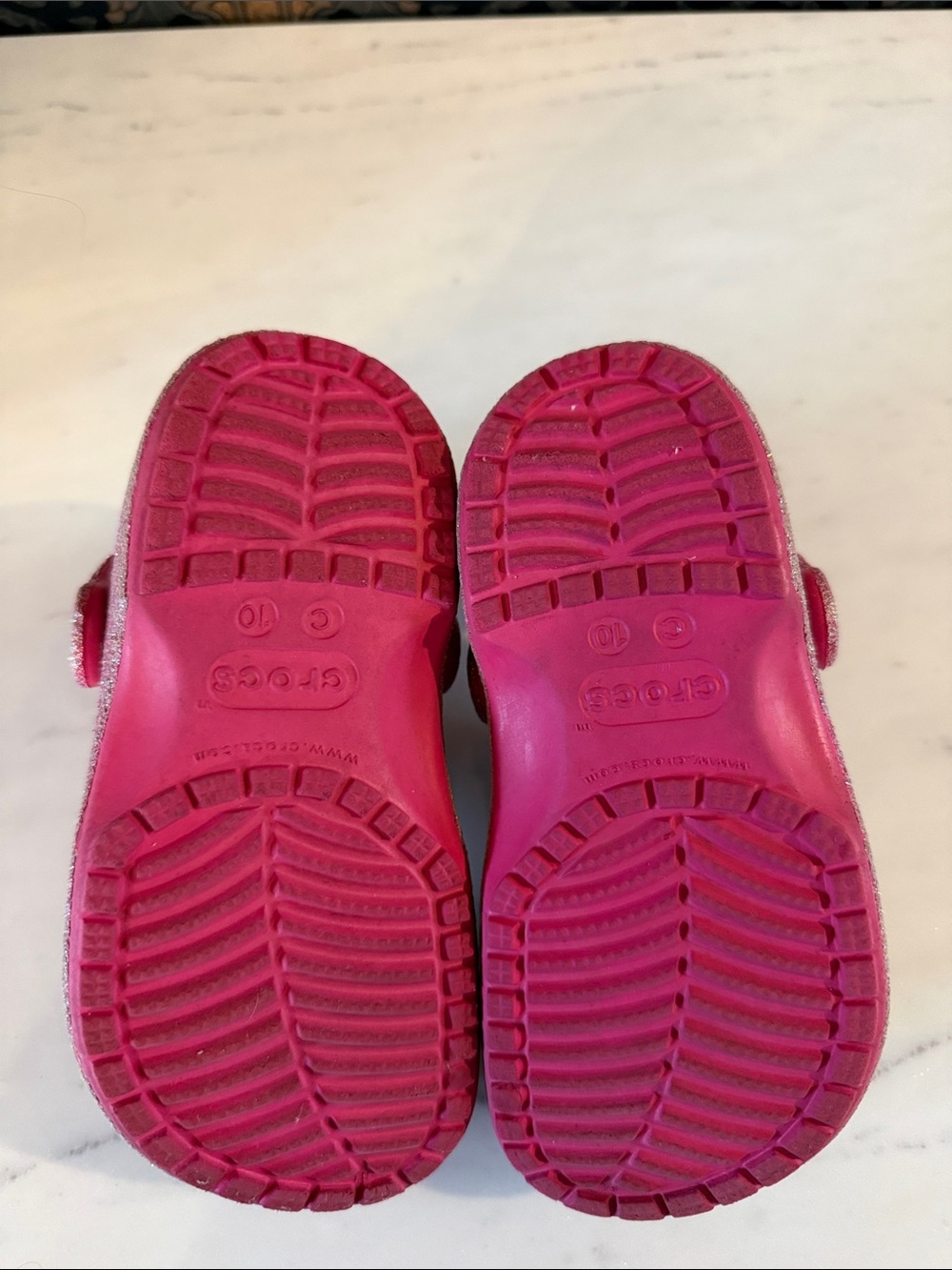 Kids Glitter Pink Sandals - Brand: - Picture 5 of 5